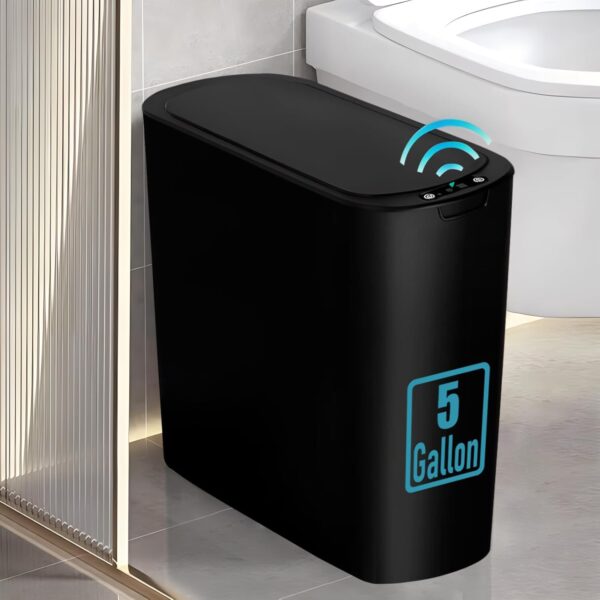 5 Gallon Motion Senor Bathroom Trash Can - Image 2