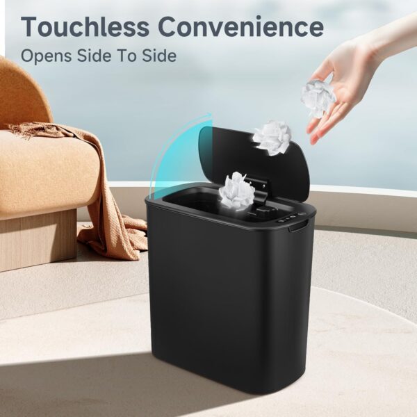 5 Gallon Motion Senor Bathroom Trash Can - Image 4